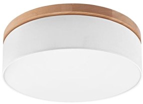 Brilagi - LED sufitowa lampa BELLADONNA 3xE27/15W/230V Ø50 cm biała/dąb