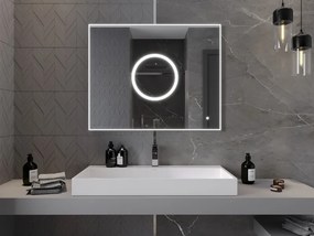Mexen Koga lustro łazienkowe podświetlane 100 x 80 cm, LED 6000K, antypara - 9821-100-080-611-00