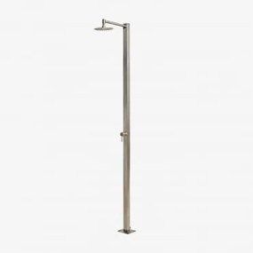 Zewnętrzny Prysznic Ze Stali Nierdzewnej Hernan Szczotkowana Szarość - Sklum