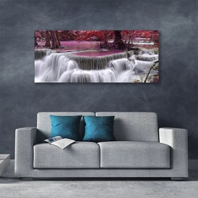 Obraz na płótnie Wodospad w Ukrytym Lesie