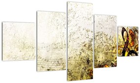 Obraz - Potęga muzyki (125x70 cm)