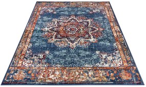 Dywan klasyczny Luxor Rozeta niebieski 120 cm x 170 cm