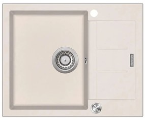 Concept DG05C45BE - Zlewozmywak kuchenny CUBIS 50x62 cm granit/beżowy