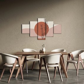 Obraz - Boho leaves N⁰1 (125x70 cm)