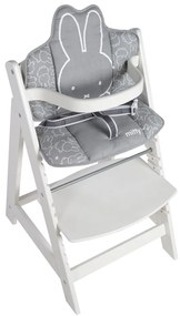 Szara wkładka do krzesełka do karmienia Miffy – Roba