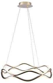 Lampa wisząca LED w kolorze mosiądzu ø 50 cm Vave – Candellux Lighting