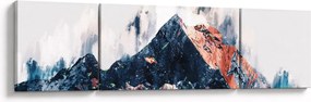Obraz - Abstrakcyjna góra (170x50 cm)