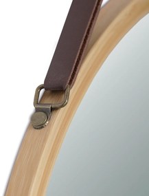 Lustro ścienne B053 NAT, bambus