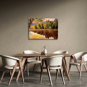Obraz - Za rzeką (70x50 cm)