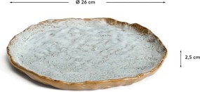 Szary ceramiczny talerz ø 26 cm Alenia – Kave Home