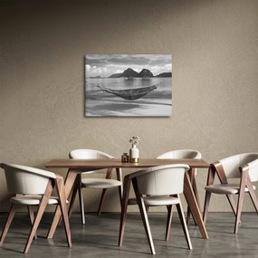 Obraz - Hamak na plaży (70x50 cm)