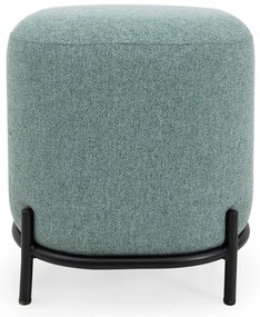 Zielonoszary puf Tenzo Harry, ø 42 cm