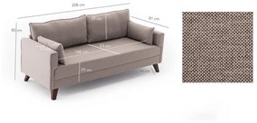 Beżowa sofa 208 cm Bella – Balcab Home