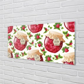 Panel szklany do Kuchni Domowe Powidła Malinowe