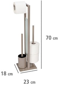 Stojak na papier i szczotkę toaletową Rivalta, WENKO