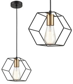 Lampa Wisząca APP1131-1CP Czarno złota