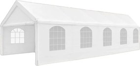 Duży biały namiot ogrodowy 5×10 m – wodoodporny, zamykany