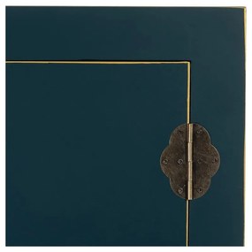 Ciemnoniebieska szafa 100x160 cm Oriente – Ixia