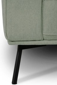 Zielony narożnik z tkaniny szenilowej (prawostronny/w kształcie litery L) Amsterdam – Scandic