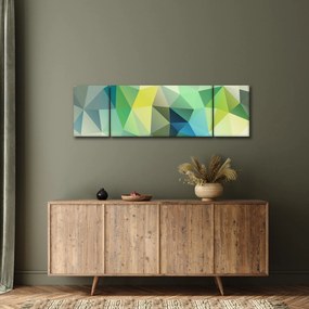 Obraz abstrakcji geometrycznej (170x50 cm)