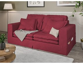 Czerwona sofa 196 cm Nora – Ropez