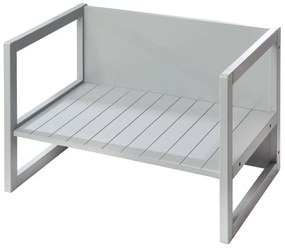 Szara ławka dziecięca Country Style – Roba