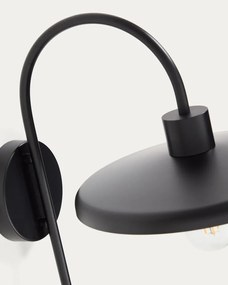 Czarny kinkiet ø 27 cm Nuvira – Kave Home