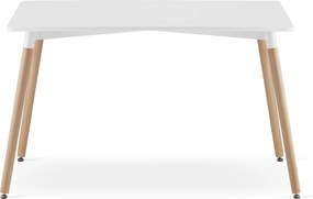 PROMOCJA Biały stół jadalniany ADRIA 120x80 cm II. jakość
