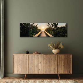 Obraz - droga do słońca (170x50 cm)
