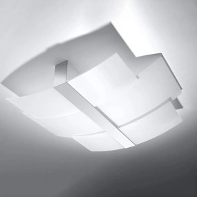 Plafon CELIA szklany chrom SOLLUX  LIGHTING