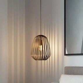 Eglo 901097 - Lampa wisząca na lince ESPINAL 1xE27/40W/230V brązowa