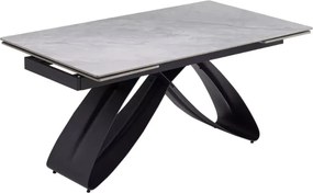 Stół rozkładany Twig 160-240 cm - nowoczesny stół do jadalni i salonu z ceramicznym blatem