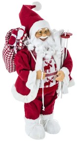 Figurka Mikołaja z prezentami, 60 cm