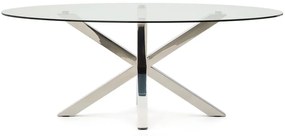 Stół ze szklanym blatem 100x200 cm Argo – Kave Home