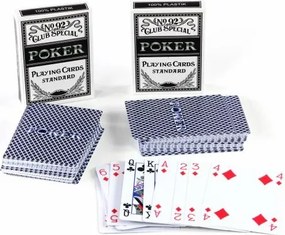 Zestaw 2 szt Poker kart No92 100% PLASTIK