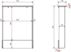 Biały przewijak Eva – Vipack