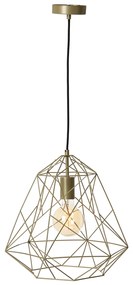 Industrialna lampa wisząca złota - Framework Basic Nowoczesny Oswietlenie wewnetrzne