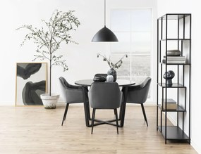 Aksamitne krzesło z pikowaniem Brooke Vic