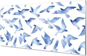 Panel szklany do Kuchni Ptasia Kompozycja Malarska