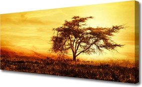 Zdjęcie na płótnie Samotne Drzewo w Rozkwicie
