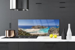 Panel Szklany Rajska Wyspa na Oceanie