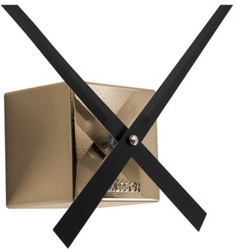 Karlsson KA5974GD designerski zegar ściennysamoprzylepny złoty, średnica  80 cm