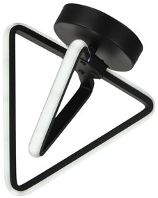 Czarna metalowa lampa sufitowa LED Baris – Squid Lighting