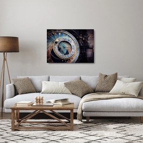 Obraz na szkle - Praski zegar astronomiczny, Praga (70x50 cm)