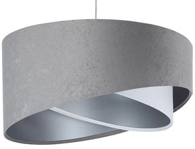 Szara asymetryczna lampa wisząca - 4X EX979 N9-D28