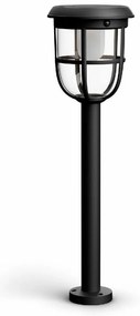 Philips Radii UltraEfficient Solar Outdoor LEDColumn Light 1,3W 3000K 60 cm, czarny