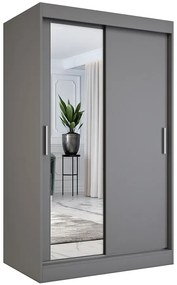 Antracytowa szafa przesuwna D4-L45