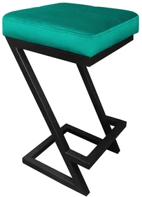 Hoker niski ZAZU VELVET morski ATOS
