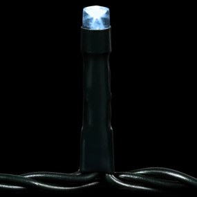 Świąteczne oświetlenie 10m ,100 LED, zimne białe, kabel ziel