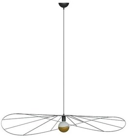 Czarna lampa wisząca ø 140 cm Elliot – Sollux